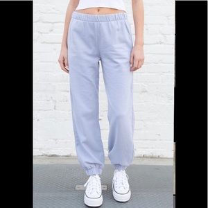 Brandy Melville Indie lavender soft girl sweatpants